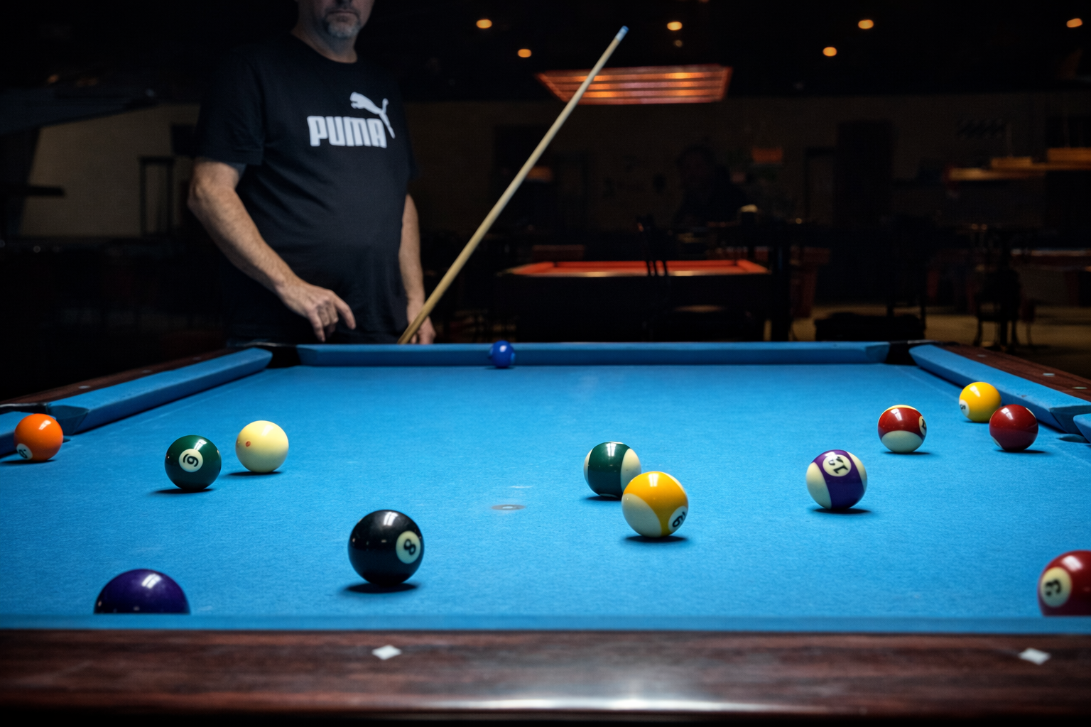 buffalos chalmette graffiti billiards table shot