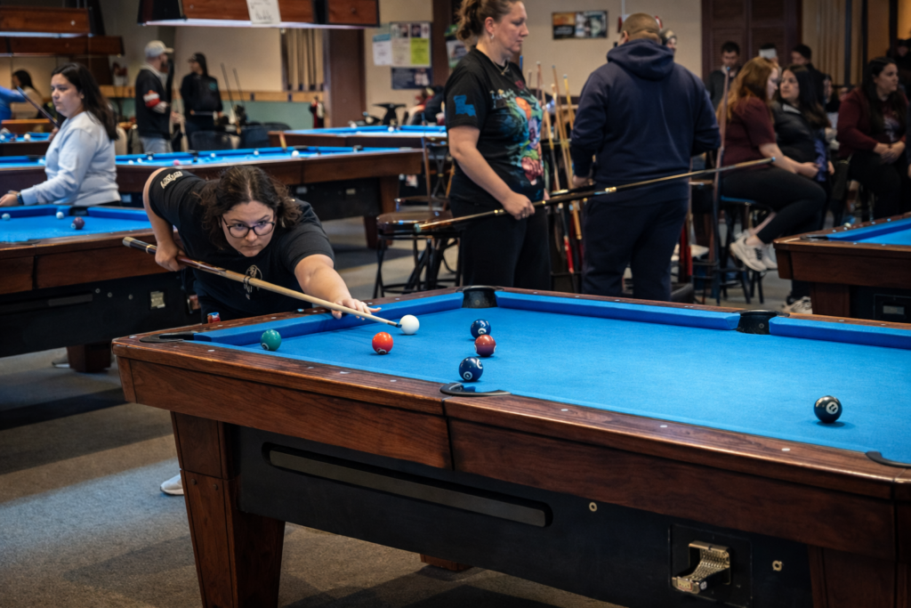 buffalos chalmette graffiti billiards woman playing
